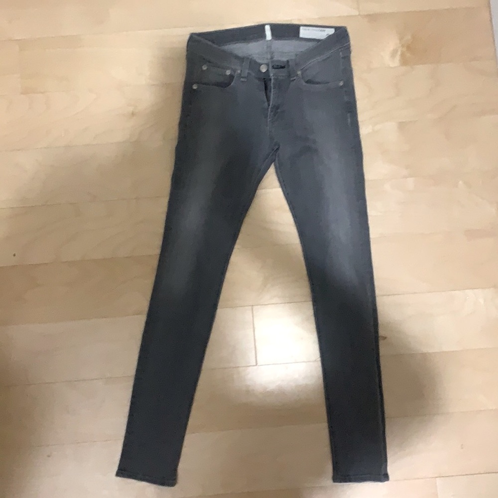 ⭐️SALE⭐️Mid-Waist Gray Rag&Bone Jeans